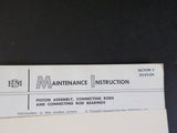 EMD Maintenance Instructions Section 3 D2-D3-D4 June 1961 Piston assembly, conne