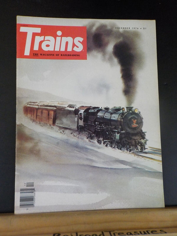 Trains Magazine 1976 December Delaware & Hudson USA Rail pass pt 2