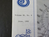 Carousel Vol 26 #6 June 1992 Chance Rides, Inc. Carnival News