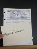 EMD Maintenance Instructions MI 9631 Rev A March 1984 Starting motor thermal ov