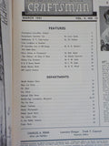 Model Craftsman RMC 1941 March  Gas engines Trains Construction
