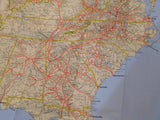 Map Norfolk Southern Operating subsidiaries 1985 NS