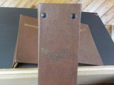 Passenger Train Journal Binders lot of 3 + 36 extra rods to fit these binders