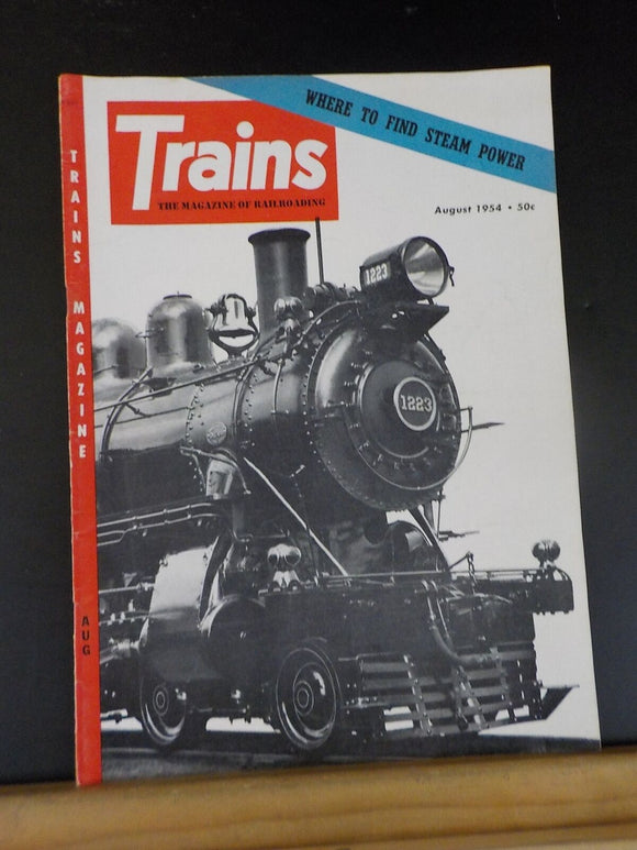 Trains Magazine 1954 August D16s differences San Antonia steam ruled