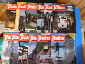 Trains Magazine Complete Year 1988  12 issues