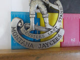 Jaycees Montana Large Standing Custer With Custers Last Stand On The First  .PIN