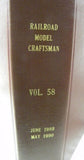 Railroad Model Craftsman Magazine Bound Volume 58 June 1989 - May 1990