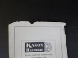 Kason Hardware Catalogue No 42 Refrigerator and Store Fixture Hardware 1939