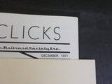 Wheel Clicks 1991 December Pacific Railroad Society Commuter Rail