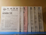 NMRA Staff Newsletter Lot of 7 Issues 60’s & 70’s National Model Railway Associa