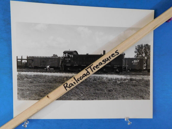 Photo Wabash Railroad Locomotive #411 8 X 10 B&W