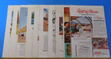 Ads Union Pacific Railroad Lot #40 Advertisements from various magazines (10)