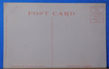 Postcard Eagle River Canyon #6751 showing railroad track, people (crease)