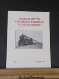 Journal of the Colorado Railroad Library Museuk 1994 Summer #1