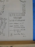 Map Butte Electric Railway 8.5 X 11 inches
