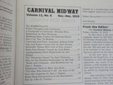 Carnival Midway Vol 12 #6 November/December 2010 story of the first ride inspect