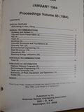American Railway Engineering Association Bulletin 694 January 1984 Vol 85