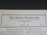 Model Railroader Magazine 1938 January Chicago Model Showe