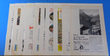 Ads Great Northern RR Lot #13 Advertisements from Various Magazines (10)