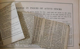 Hand Book of Railroad Securities Presented by Watson & Gibson 1892 Jan. HC
