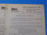 Holley Carburetor Co. Service Bulletin 1949 Lot of 8 Issues