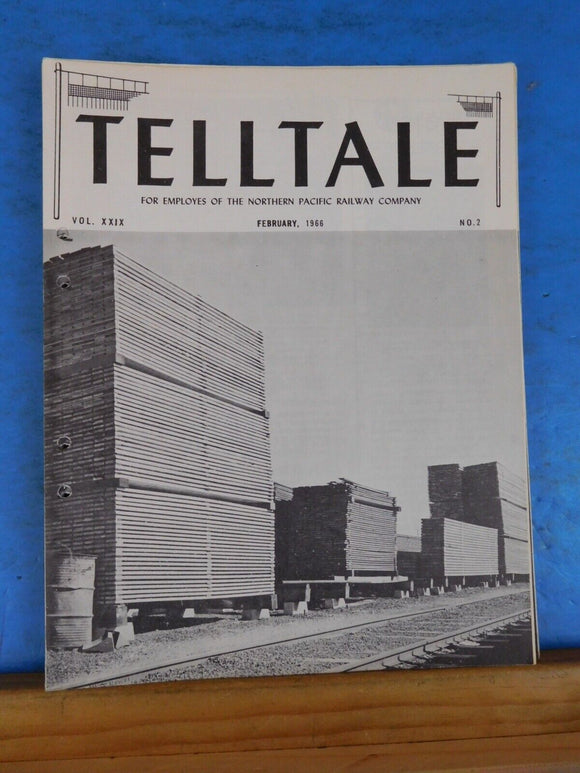 Tell Tale 1966 February Northern Pacific Employee Magazine Telltale
