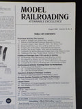 Model Railroading 1988 August Canadian box cars Paint removal tricks Tree leaves