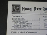 Nickel Plate Road Magazine 1987 Winter Leaping Hyenas and the Cadillacs