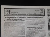 News from the National Association of Railroad Passengers 1995 COMPLETE YEAR Lot