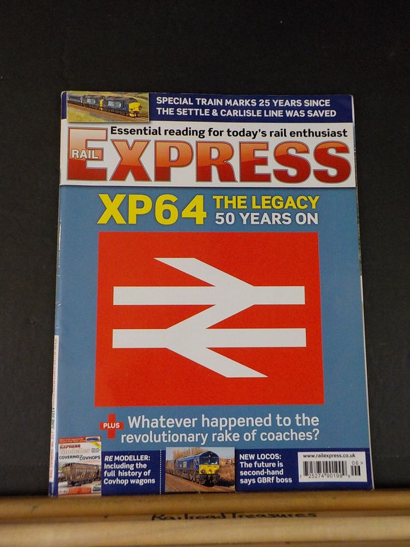 Rail Express #217 2014 June XP64 The Legacy Full history Covhop wagons