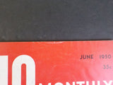 HO Monthly 1950 June Perfect ballasting Open end cars Box car