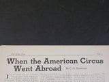 White Tops Circus Magazine 1939 December 1940 January Circus elephants supplying