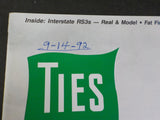 Ties Magazine Southern Railway Historical Assn 1992 September October Interstate
