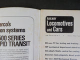 Railway Locomotives and Cars 1972 June Railway BN WP GE Emission study pinpoint