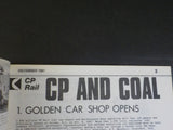 Upper Canada Railway Society Newsletter #458 December 1987 CP and coal