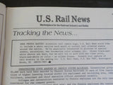US Rail News 1984 December Our 2nd Year Marketplace for the Railroad Industry &