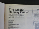 Official Railway Guide, The 1993 April North American Travel Edition