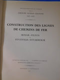 Construction Des Lignes De Chemins De Fer Irmak-filyos Fevzipasa-Diyarbekir 1937