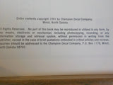 Freight Car Lettering Plan Book number 3 Champ Decals Catalog 1940-1990