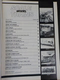 Scale Model Trains 1986 October First Autumn Competition