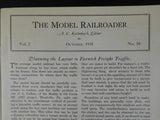 Model Railroader Magazine 1935 October Planning the layout to furnish freight tr