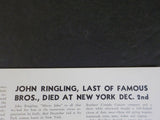 White Tops Circus Magazine 1936 December 1937 January Christmas Chapman’s Circus