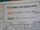 Baltimore & Ohio Railroad Company Annual Report 1916 91st  December 31  MAP