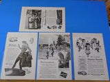 Ads Milwaukee Road Lot #16 Advertisements from various magazines (10)