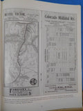 Coal Cinders And Parlor Cars Colorado Rail Annual #19 Century CO passenger train