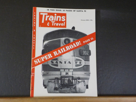 Trains Magazine 1954 February  Trains & Travel PRR new juice jacks