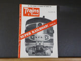 Trains Magazine 1954 February  Trains & Travel PRR new juice jacks