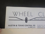 Wheel Clicks 1994 August Pacific Railroad Society Austin & Texas Central RR