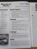 Railroad Model Craftsman Magazine 1998 June Store front interior detailing GE U2