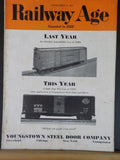 Railway Age 1937 September 4 D&H Welded track High Tensile steel freight car con